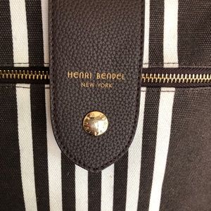 Henri Bendel canvas backpack
